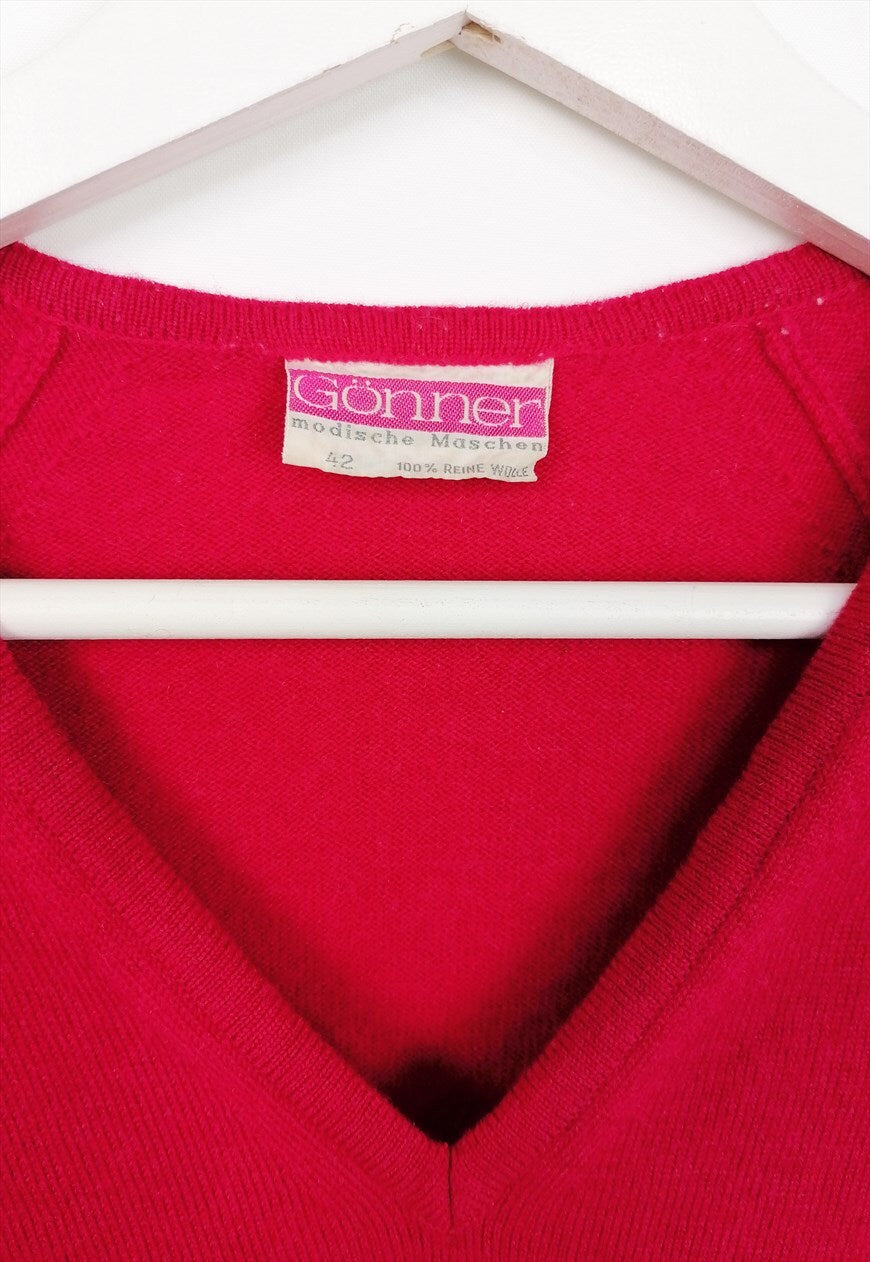 Virgin Wool Pink Sweater - size S-M