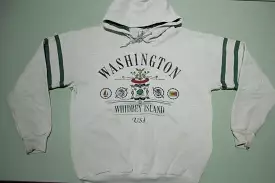 Washington Whidbey Island USA Vintage 90's Hoodie Sweatshirt