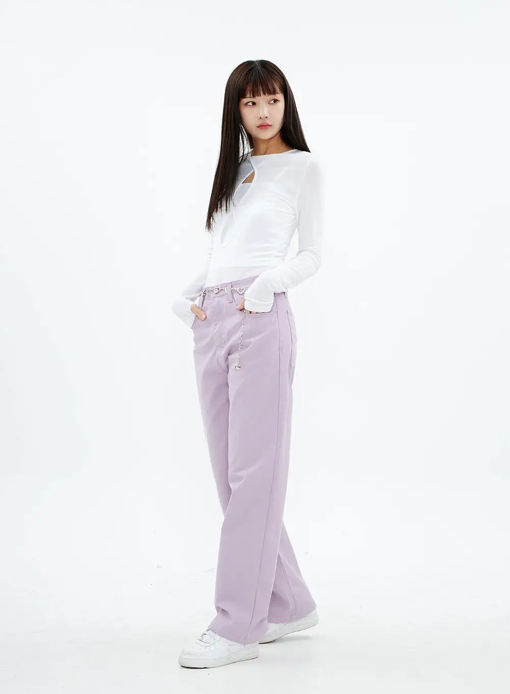 Wide Leg Cotton Pants CM16