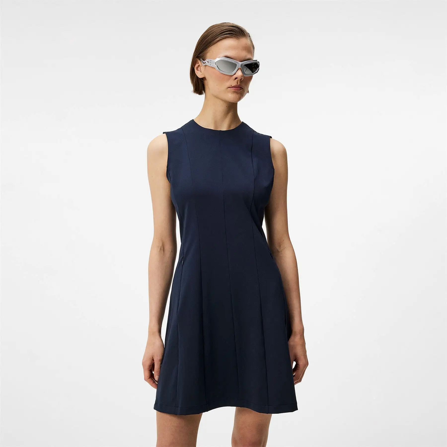 Womens Jasmin Lux Sculpt Dress JL Navy - SS24