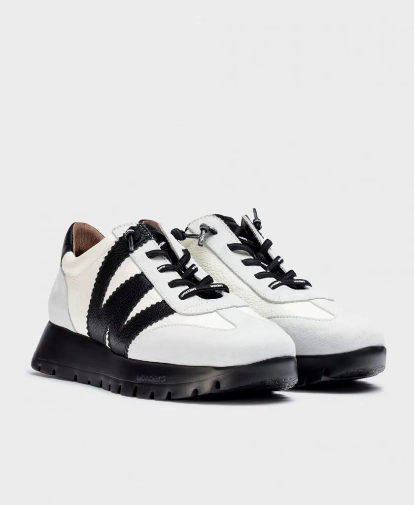 Wonders Racer Lace-Up Casual Sneakers