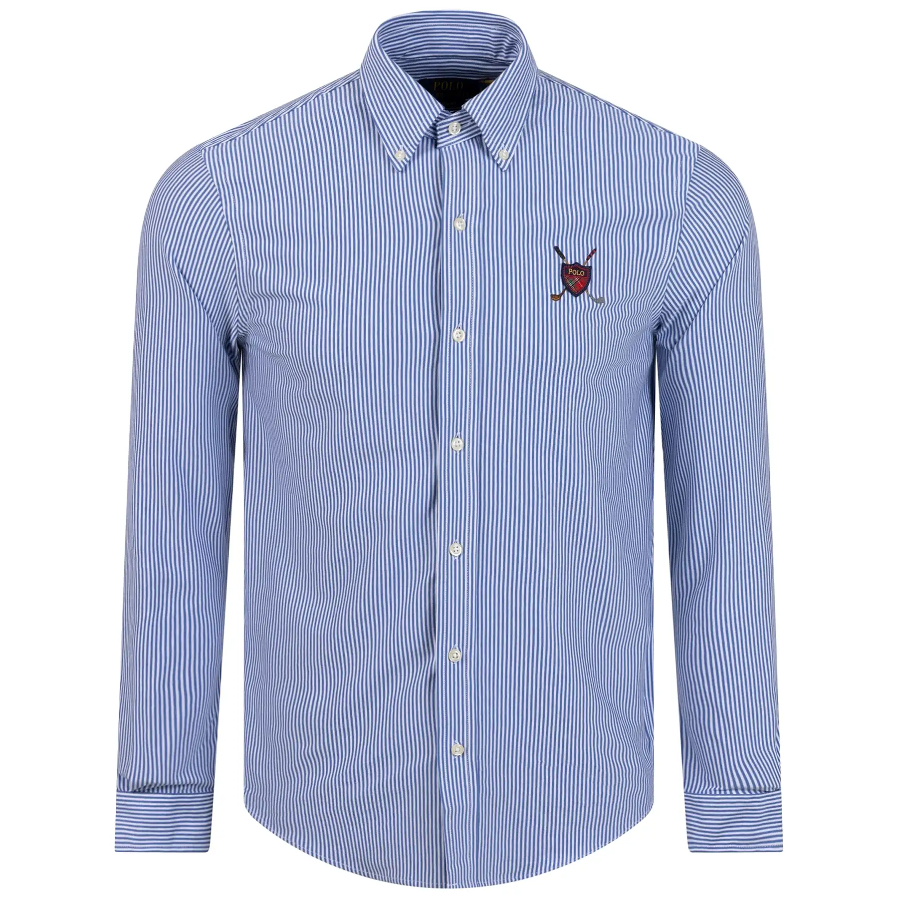 x TRENDYGOLF LS Oxford Sport Shirt Deep Blue/White - 2024